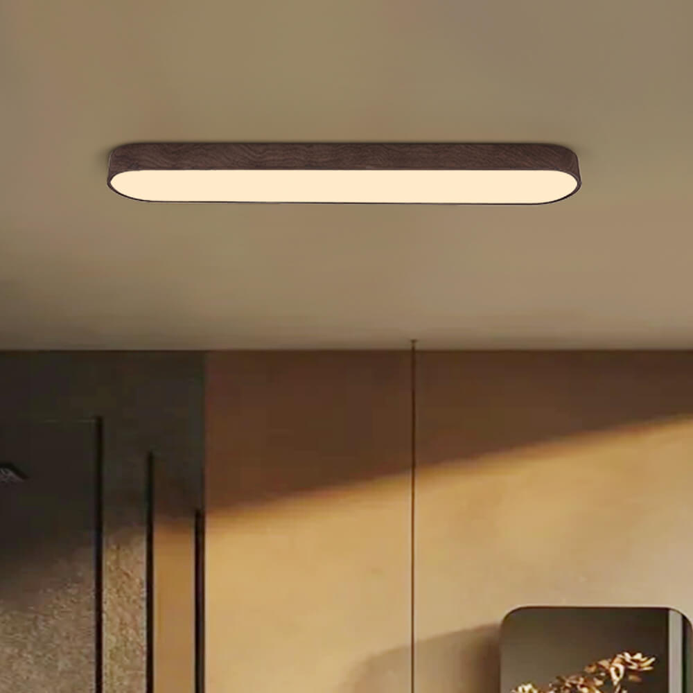 Lampa Sufitowa Skandynawska Podłużna z Regulacją Barwy Światła