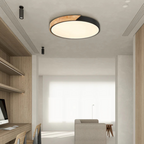 Lampa Sufitowa Skandynawska z Drewnianą Ramą i Zintegrowanym LED - 10