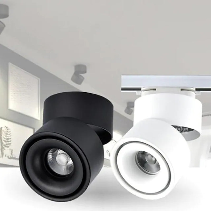 Lampa Sufitowa Spot Minimalistyczna z Obrotową Głowicą - 3