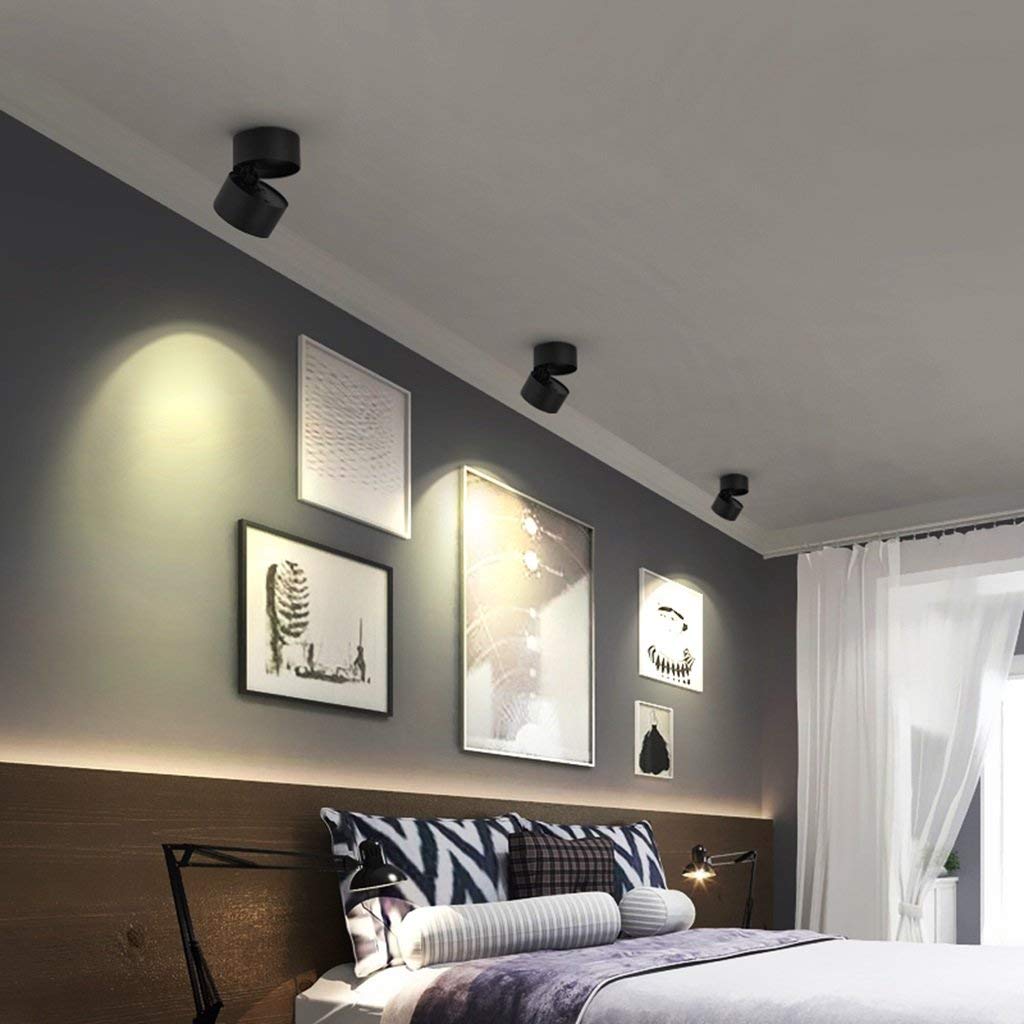 Lampa Sufitowa Spot Minimalistyczna z Obrotową Głowicą