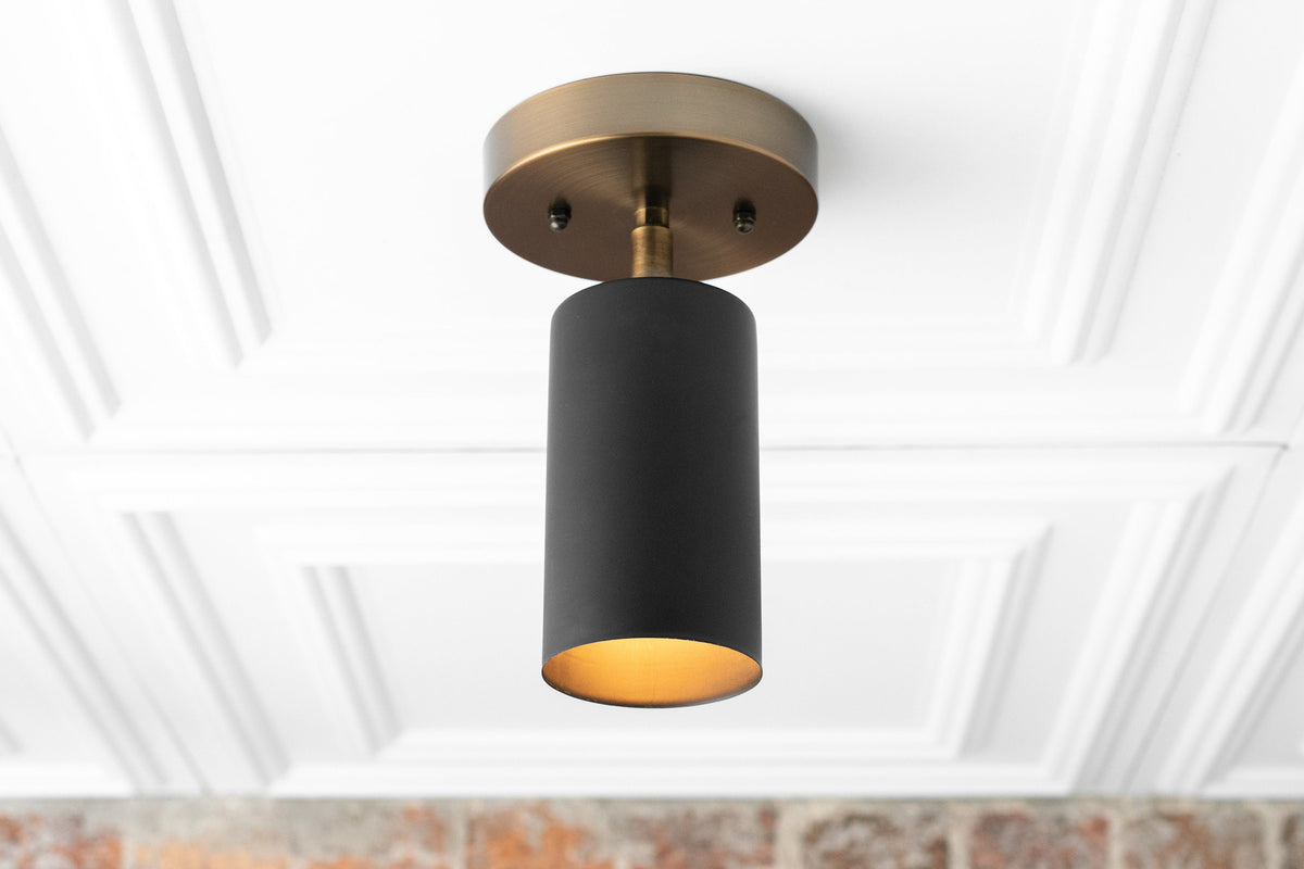 Lampa Sufitowa Spot Nowoczesna z Obrotowym Kloszem Cylindrycznym - 5