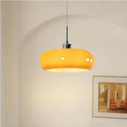 Lampa Wisząca Bauhaus ze Szklanym Kloszem Retro - 11
