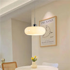 Lampa Wisząca Bauhaus ze Szklanym Kloszem Retro - 12