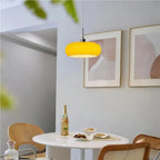 Lampa Wisząca Bauhaus ze Szklanym Kloszem Retro - 15
