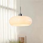 Lampa Wisząca Bauhaus ze Szklanym Kloszem Retro - 18