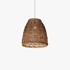 Lampa Wisząca Boho z Rattanowym Kloszem i Regulowaną Wysokością - 2