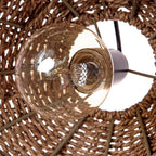 Lampa Wisząca Boho z Rattanowym Kloszem i Regulowaną Wysokością - 6