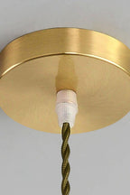 Lampa Wisząca Glamour ze Szklanym Kloszem w Kształcie Kwiatu - 8