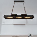 Lampa Wisząca Industrialna z Metalową Obudową na Łańcuchu - 32