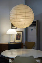 Lampa Wisząca Japońska Kula z Papierem Washi Duża Okrągła - 13
