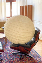 Lampa Wisząca Japońska Kula z Papierem Washi Duża Okrągła - 20