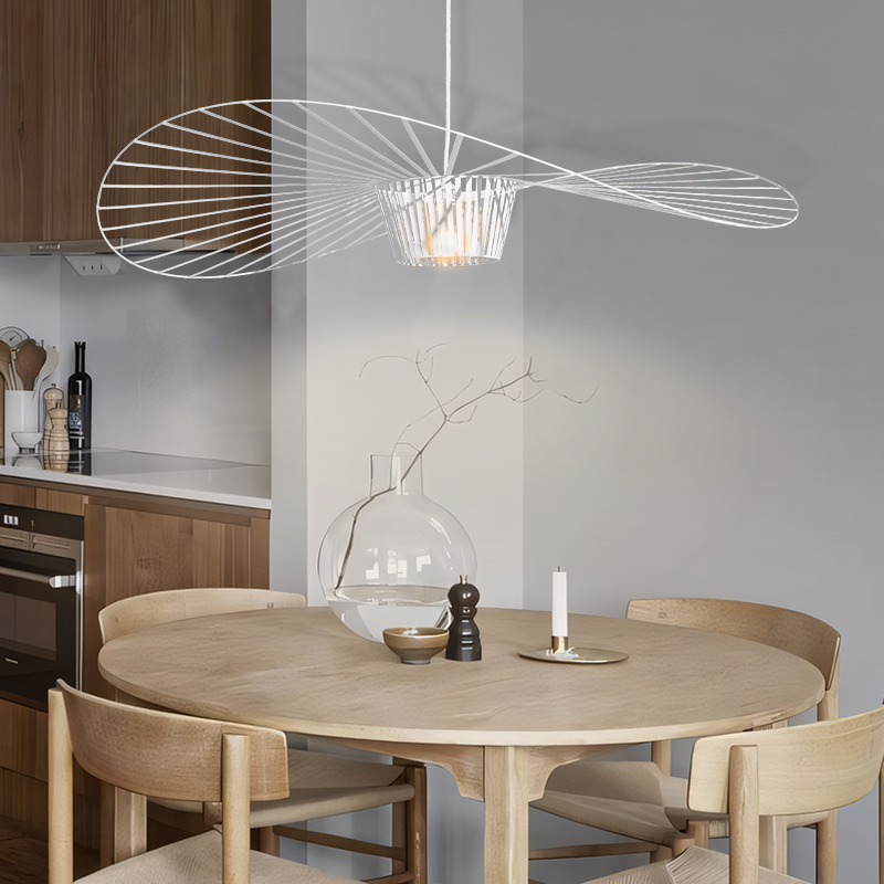Lampa Wisząca Kapeluszowa Nowoczesna w Stylu Retro - 16