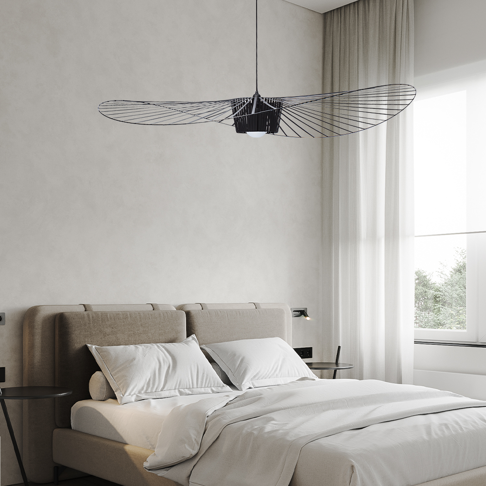 Lampa Wisząca Kapeluszowa Nowoczesna w Stylu Retro - 17