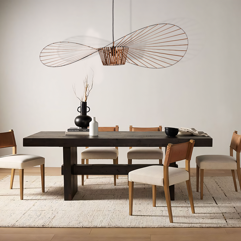 Lampa Wisząca Kapeluszowa Nowoczesna w Stylu Retro - 18