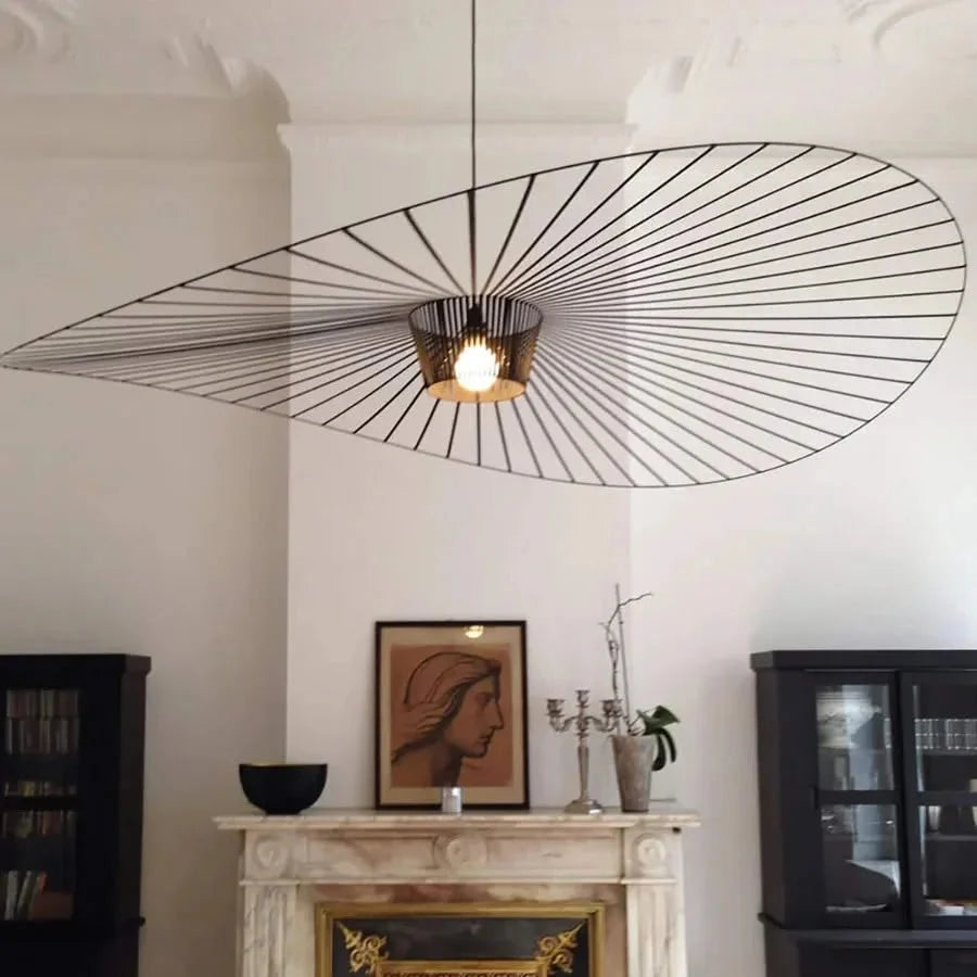 Lampa Wisząca Kapeluszowa Nowoczesna w Stylu Retro - 4