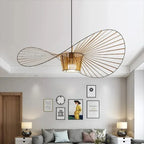Lampa Wisząca Kapeluszowa Nowoczesna w Stylu Retro - 7