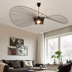 Lampa Wisząca Kapeluszowa Nowoczesna w Stylu Retro - 8