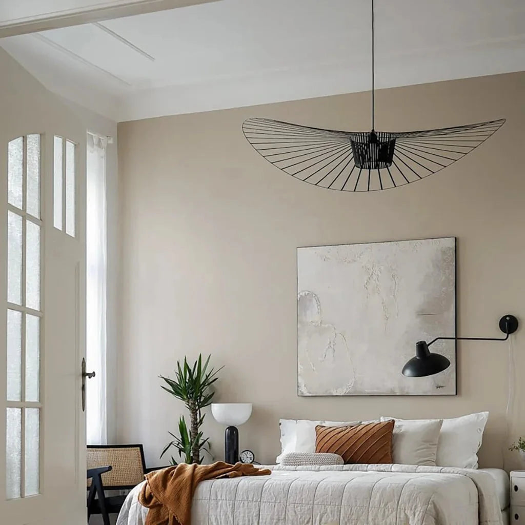 Lampa Wisząca Kapeluszowa Nowoczesna w Stylu Retro - 9
