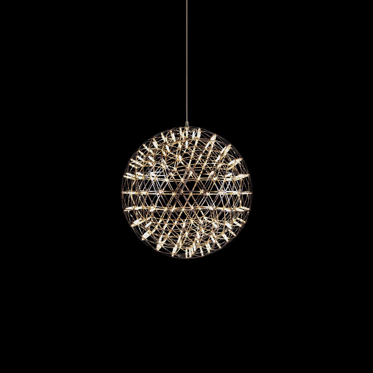 Lampa Wisząca Kulista Modern z Zintegrowanymi Diodami LED - Srebrny