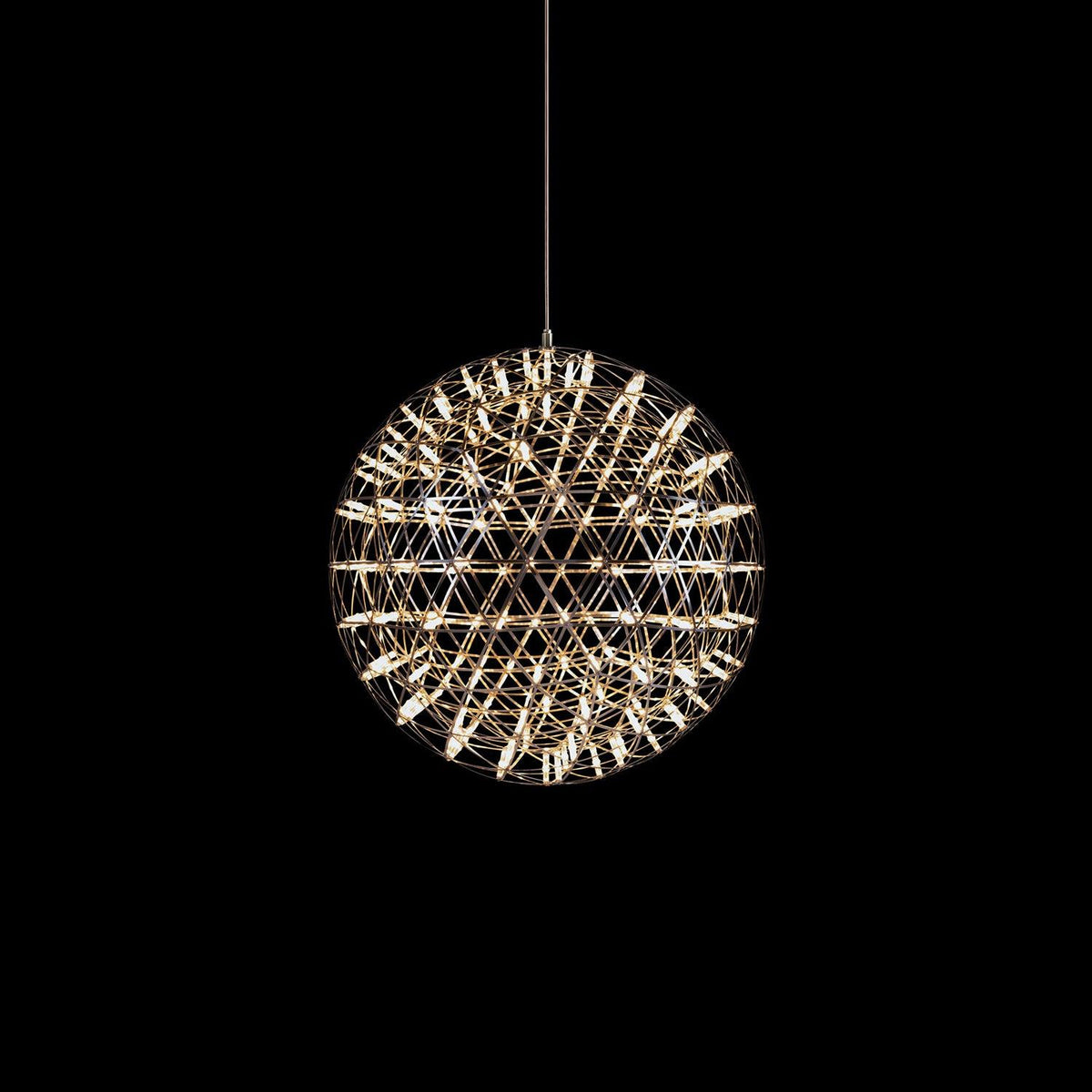 Lampa Wisząca Kulista Modern z Zintegrowanymi Diodami LED - Srebrny