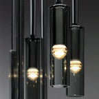 Lampa Wisząca Minimalistyczna z Cylindrycznym Kloszem ze Szkła - 6