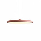 Lampa Wisząca Minimalistyczna z Okrągłym Kloszem i Wbudowanym Źródłem Światła