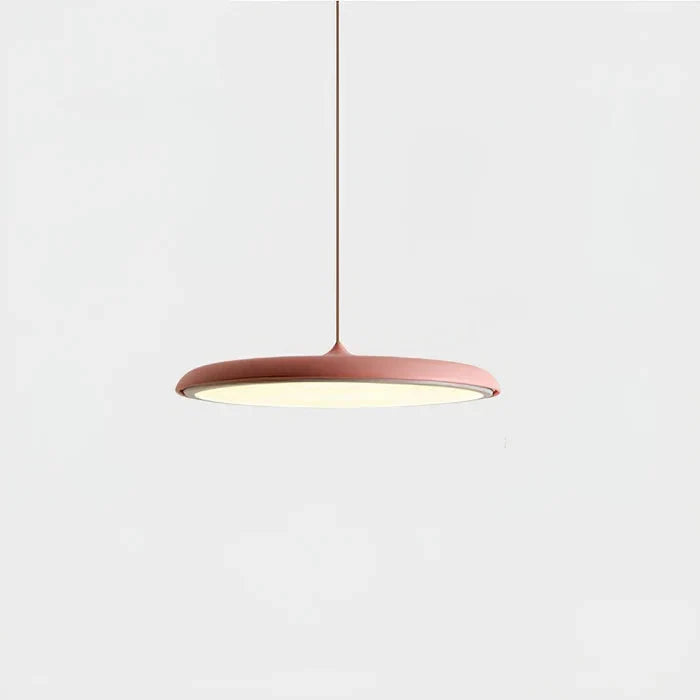 Lampa Wisząca Minimalistyczna z Okrągłym Kloszem i Wbudowanym Źródłem Światła - 10