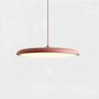Lampa Wisząca Minimalistyczna z Okrągłym Kloszem i Wbudowanym Źródłem Światła - 2