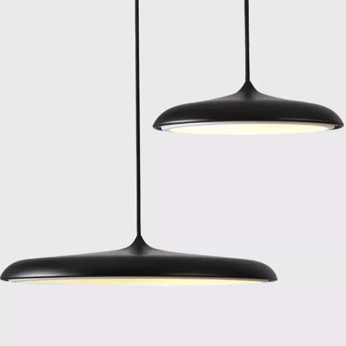 Lampa Wisząca Minimalistyczna z Okrągłym Kloszem i Wbudowanym Źródłem Światła - 14