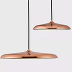 Lampa Wisząca Minimalistyczna z Okrągłym Kloszem i Wbudowanym Źródłem Światła - 15