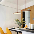 Lampa Wisząca Minimalistyczna z Okrągłym Kloszem i Wbudowanym Źródłem Światła - 17