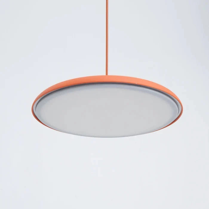Lampa Wisząca Minimalistyczna z Okrągłym Kloszem i Wbudowanym Źródłem Światła - 24