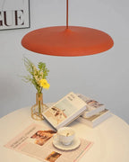 Lampa Wisząca Minimalistyczna z Okrągłym Kloszem i Wbudowanym Źródłem Światła - 27