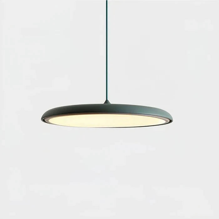 Lampa Wisząca Minimalistyczna z Okrągłym Kloszem i Wbudowanym Źródłem Światła - 4