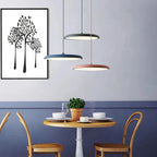 Lampa Wisząca Minimalistyczna z Okrągłym Kloszem i Wbudowanym Źródłem Światła - 33