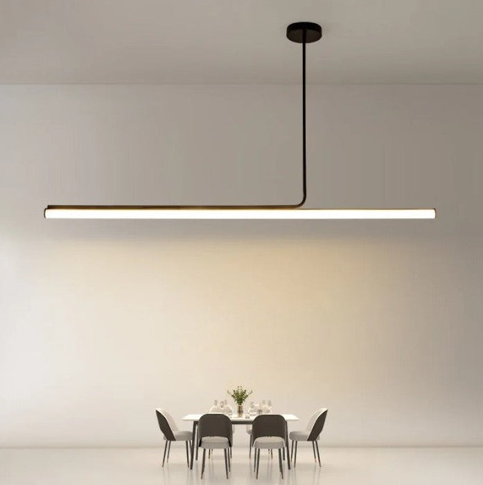 Lampa Wisząca Minimalistyczna z Tubą LED nad Stół - 2