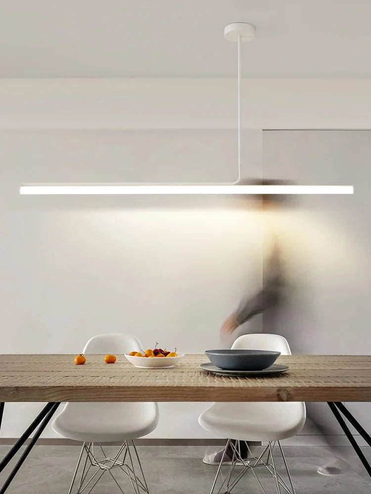 Lampa Wisząca Minimalistyczna z Tubą LED nad Stół - 5