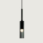 Lampa Wisząca Minimalistyczna ze Szklanym Kloszem Cylindrycznym - 9