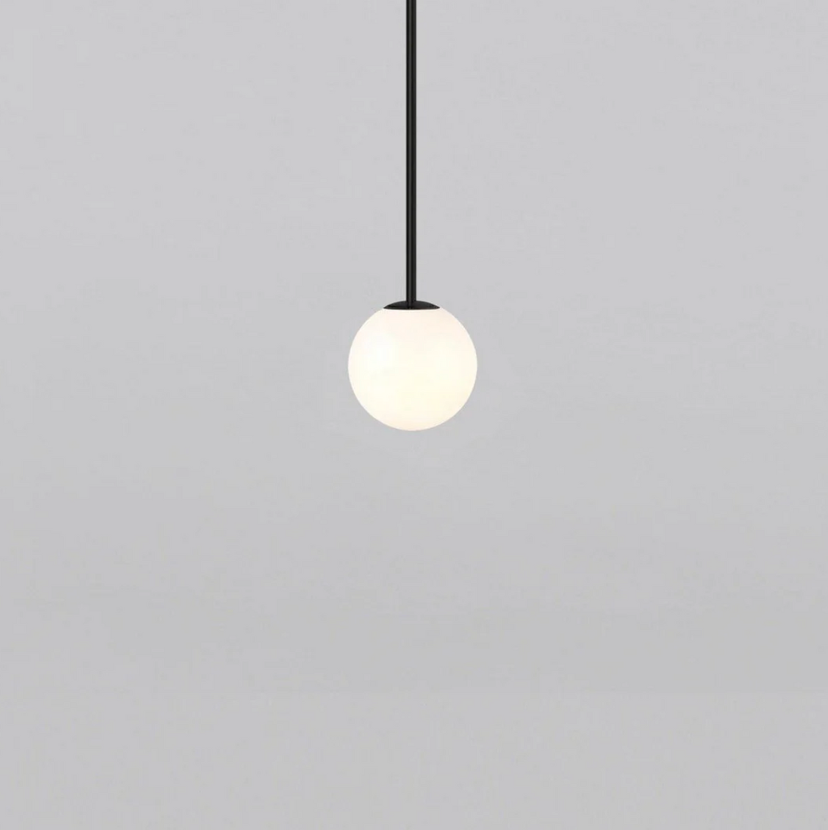 Lampa Wisząca Minimalistyczna ze Szklanym Kloszem w Kształcie Kuli - 10