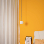 Lampa Wisząca Minimalistyczna ze Szklanym Kloszem w Kształcie Kuli - 6