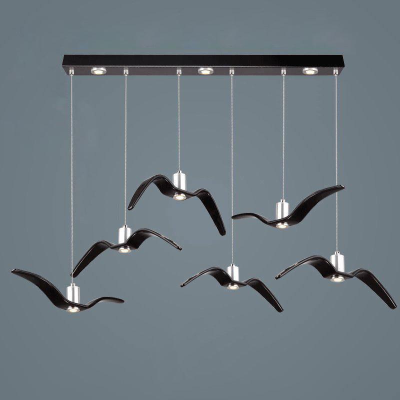 Lampa Wisząca Modern w Kształcie Ptaka z Regulowaną Wysokością Zawieszenia - 19