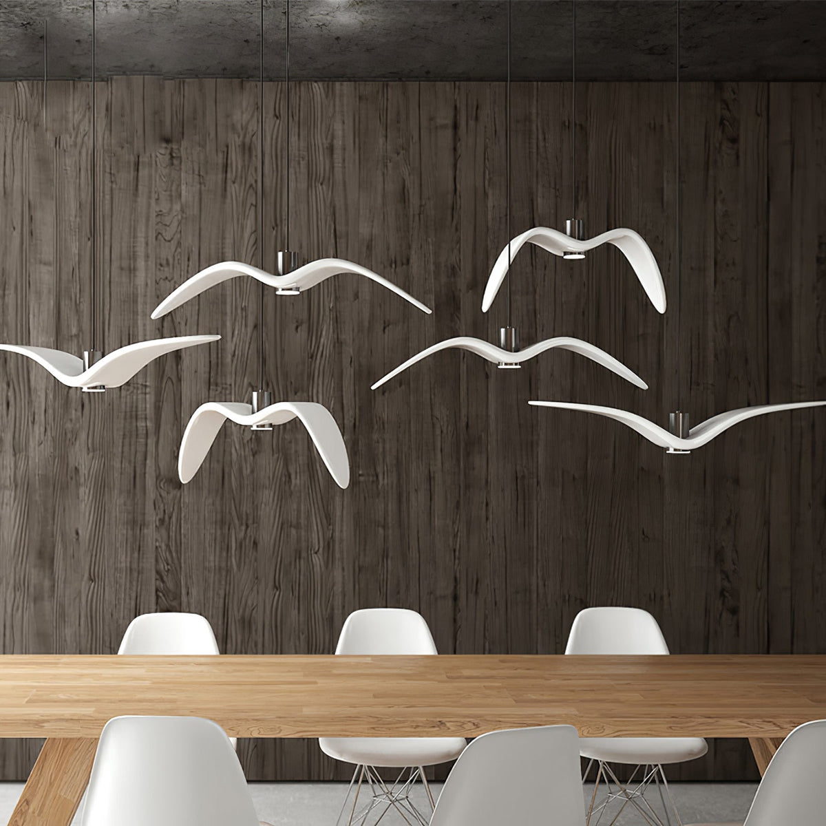 Lampa Wisząca Modern w Kształcie Ptaka z Regulowaną Wysokością Zawieszenia