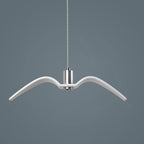 Lampa Wisząca Modern w Kształcie Ptaka z Regulowaną Wysokością Zawieszenia - 22