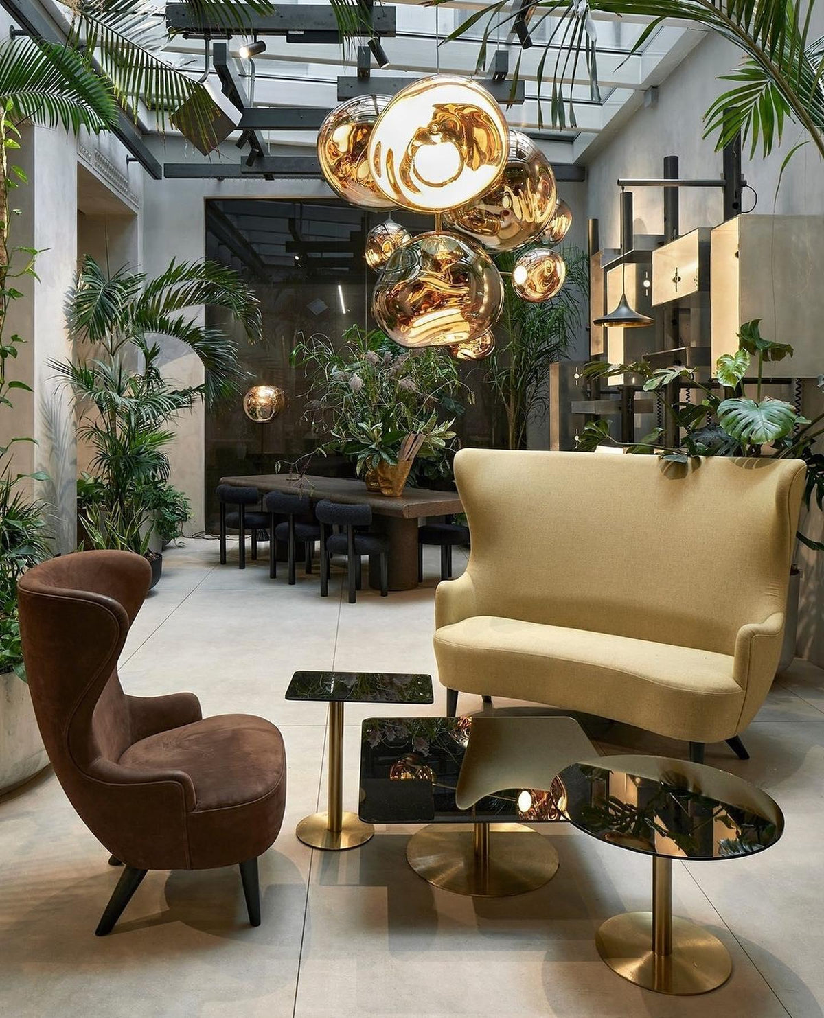Lampa Wisząca Modern z Nieregularnymi Kloszami ze Szkła - 18