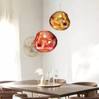 Lampa Wisząca Modern z Organicznym Kloszem Szklanym - 9