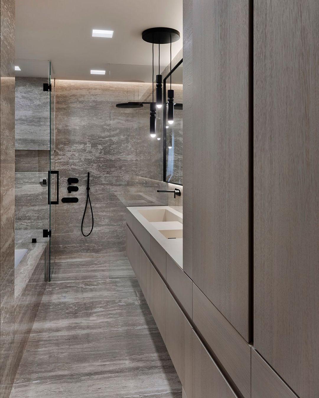 Lampa Wisząca Modernistyczna z Kulą i Cylindryczną Obudową - 14