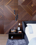 Lampa Wisząca Modernistyczna z Kulą i Cylindryczną Obudową - 17