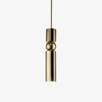 Lampa Wisząca Modernistyczna z Kulą i Cylindryczną Obudową - 2