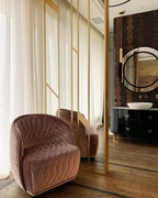 Lampa Wisząca Modernistyczna z Kulą i Cylindryczną Obudową - 4