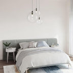 Lampa Wisząca Modernistyczna ze Szklanym Kloszem Kulistym - 3